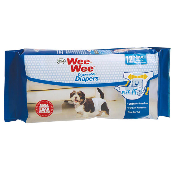 Four Paws Wee Wee Disposable Diapers forDogs